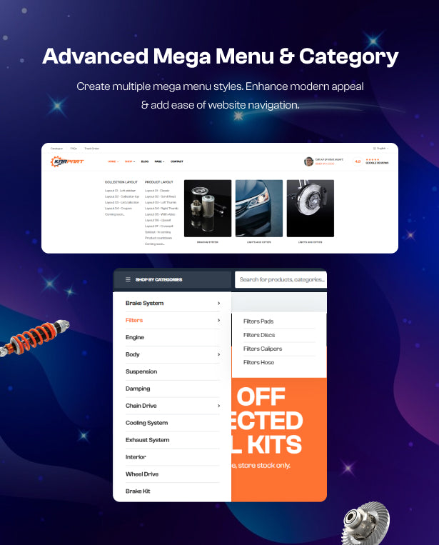 Advanced Mega Menu & Category