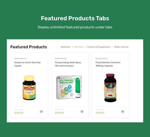Featured Products Tabs
