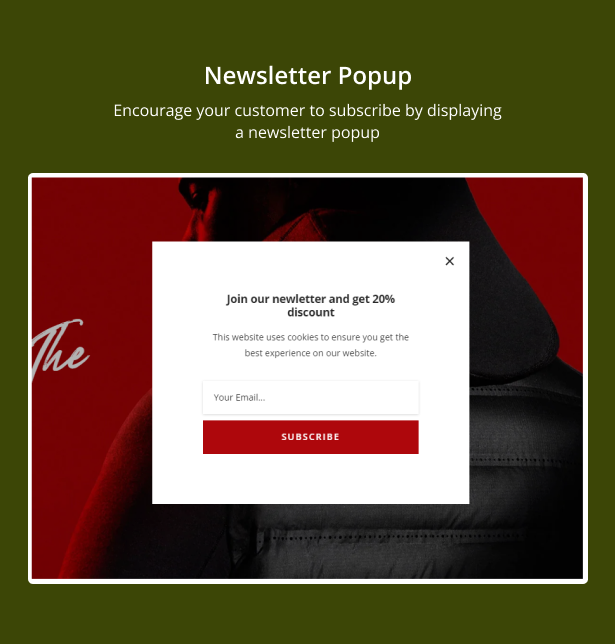 Newsletter popup