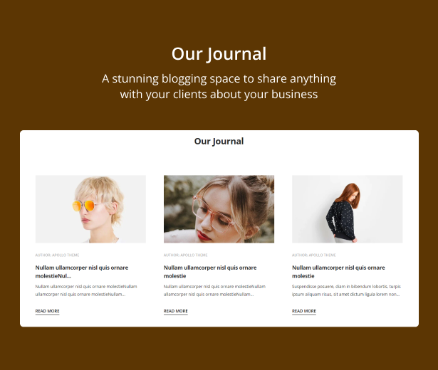 Our journal