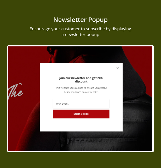 Newsletter popup