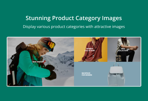 Stunning product category images