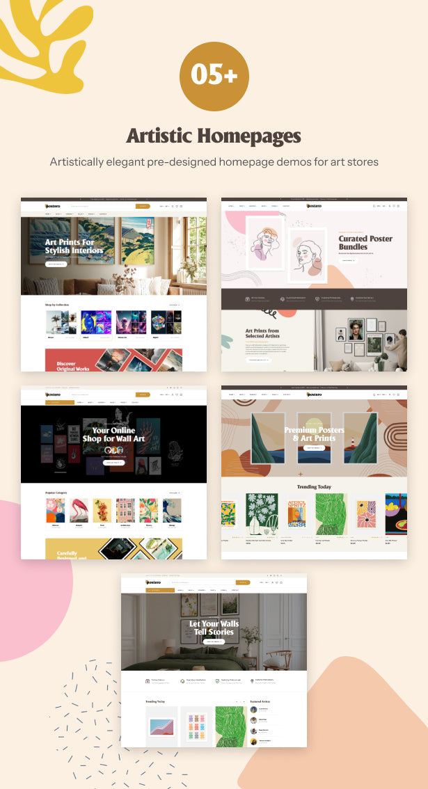 05+ Artistic Homepages 