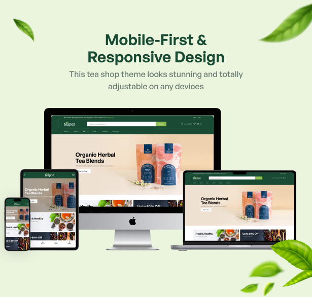Mobile-first and responsive design