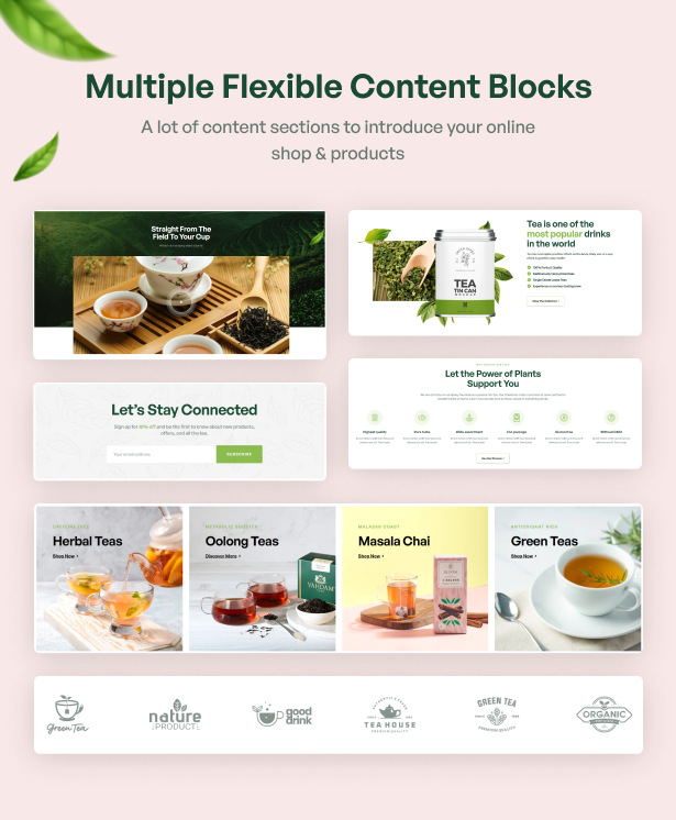 Multiple flexible content blocks