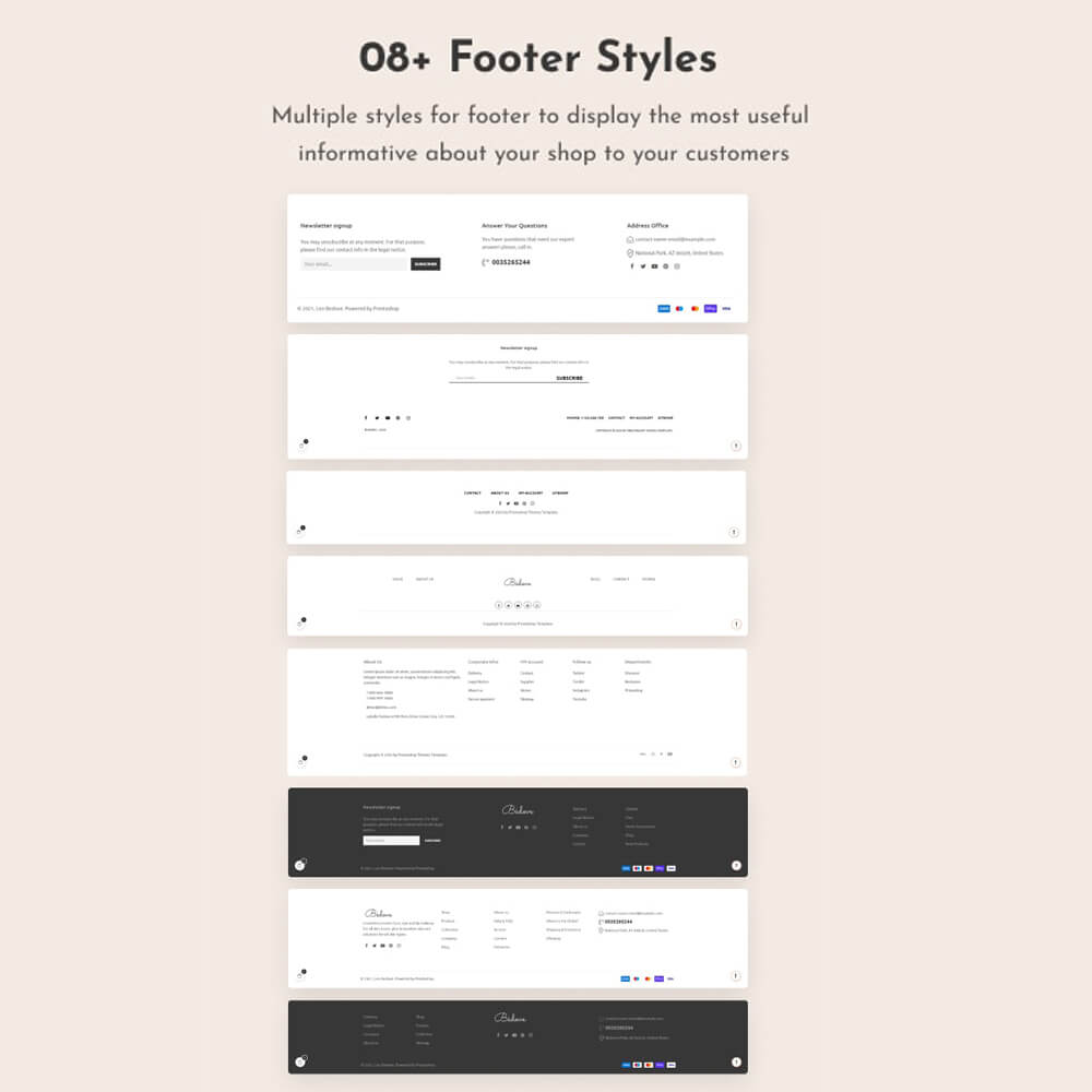 08+ Footer Styles
