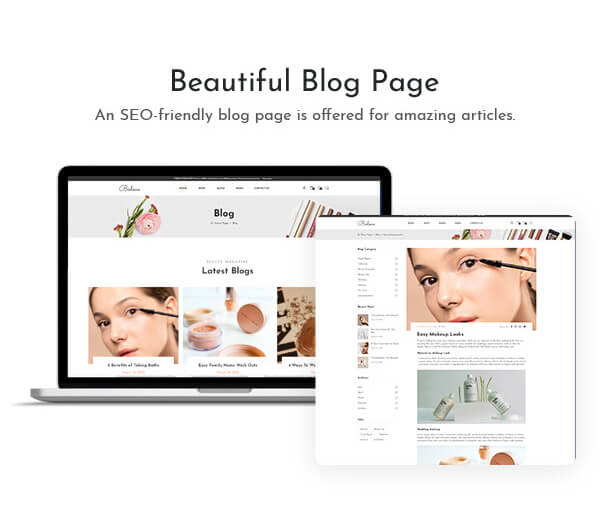 Bedove Wonderful Cosmetics & Spa Shopify Theme Features