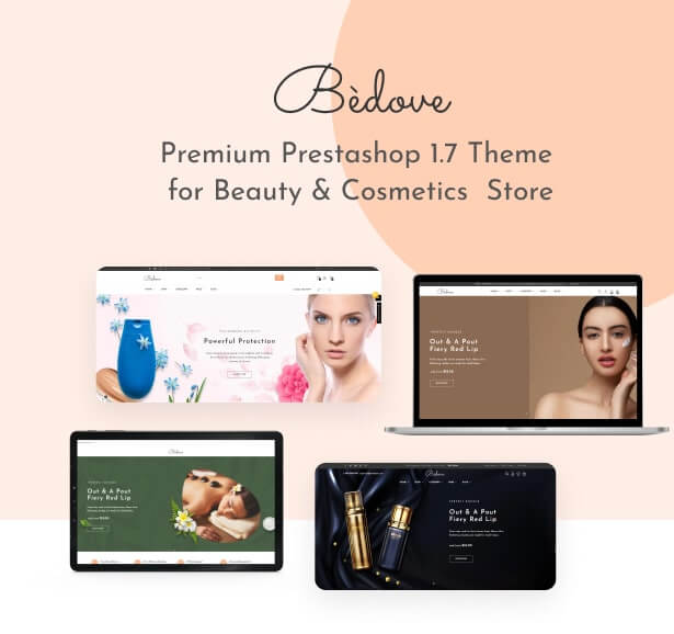 Bedove Premium Prestashop 1.7 Theme for Beauty & Cosmetics  Store