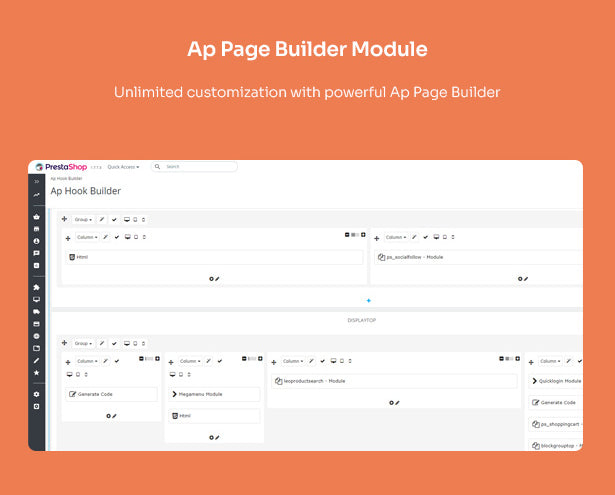 Ap Page Builder Module Unlimited customization with powerful Ap Page Builder