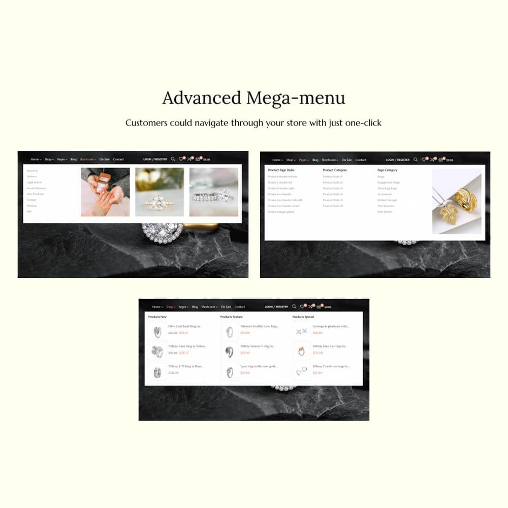 Advanced Mega-menu