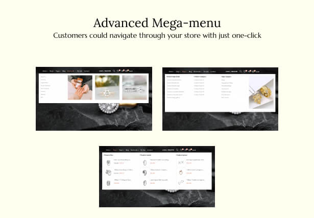 Advanced Mega-menu