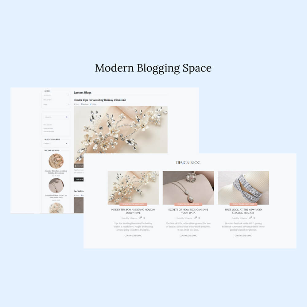 Modern Blogging Space