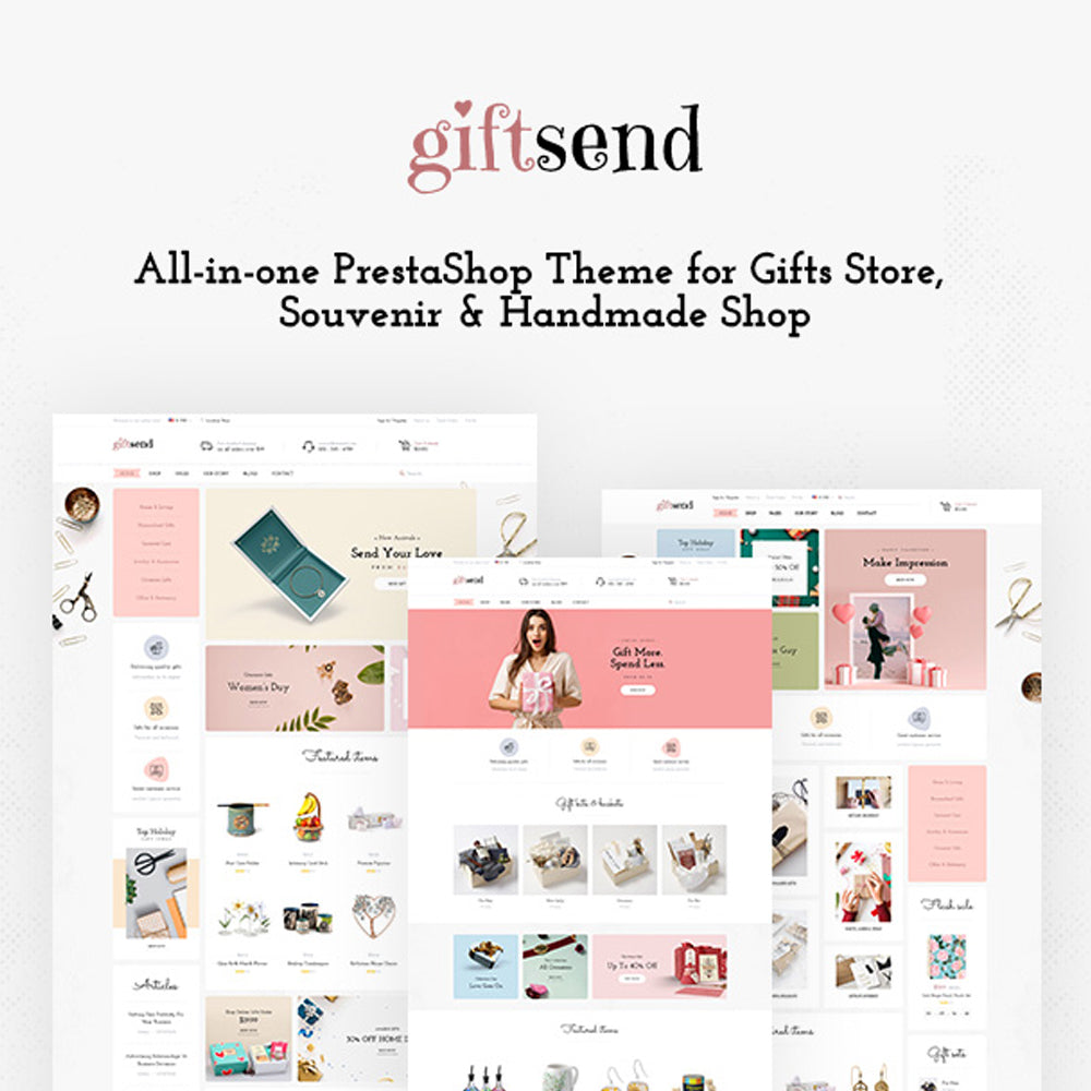 LEO GIFTSEND All-in-one PrestaShop Theme for Gifts Store, Souvenir & Handmade Shop