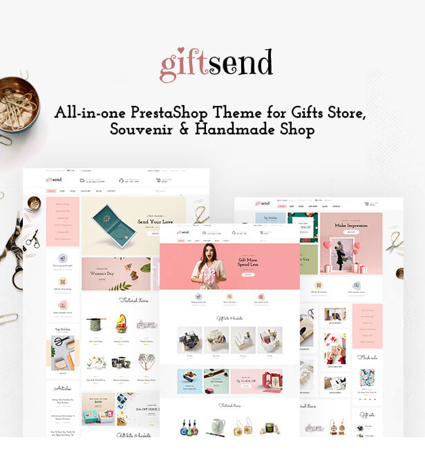 LEO GIFTSEND All-in-one PrestaShop Theme for Gifts Store, Souvenir & Handmade Shop