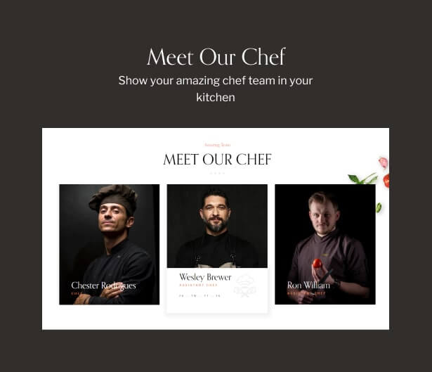 Meet our chef