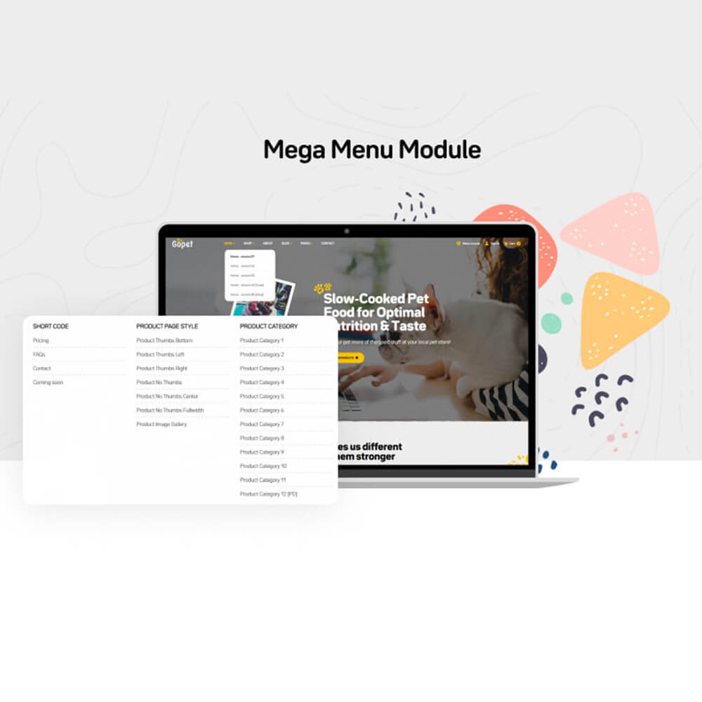 Mega menu module