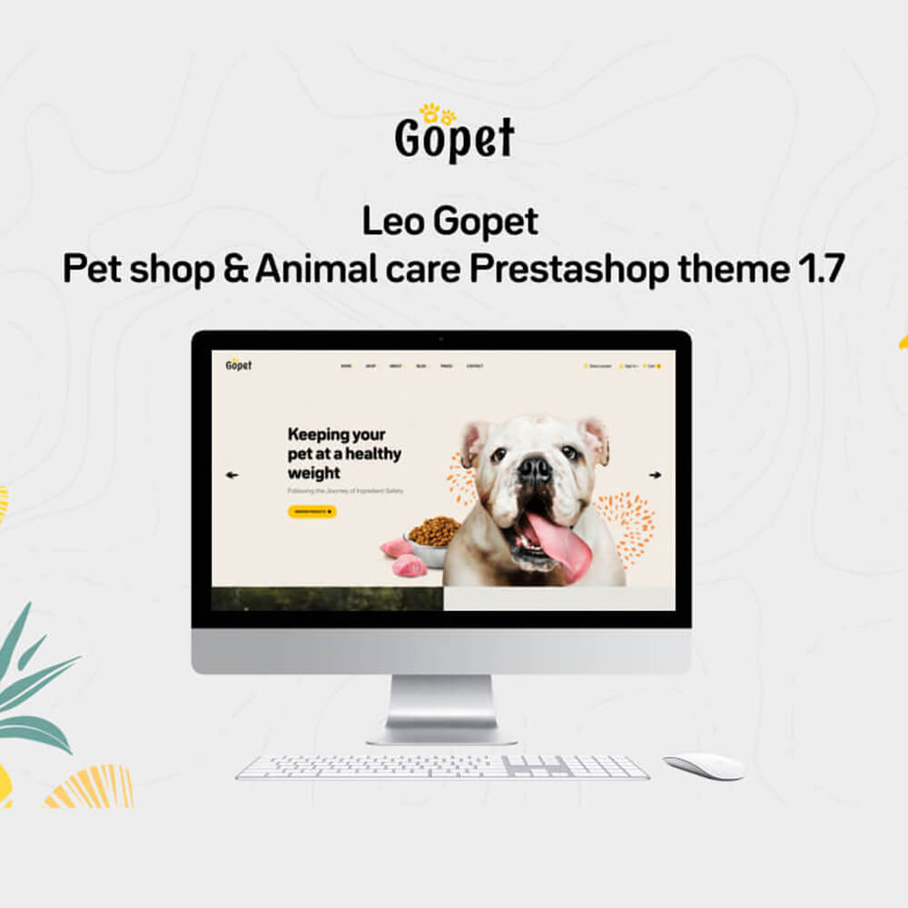 Pet shop & Animal care Prestashop theme 1.7