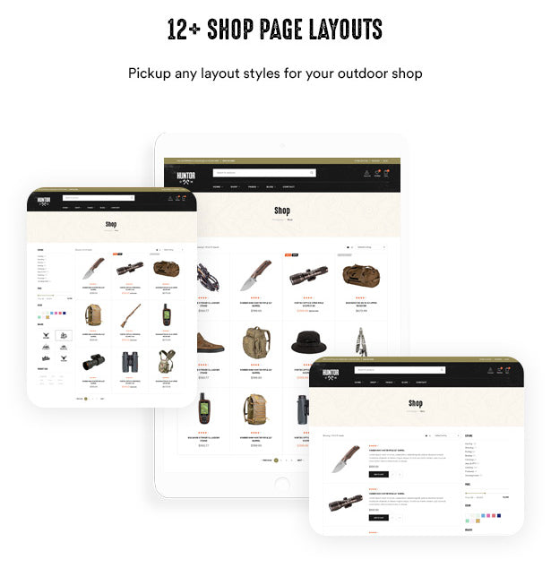 12+ Shop Page Layouts Pickup any layout styles for your outdoor shop