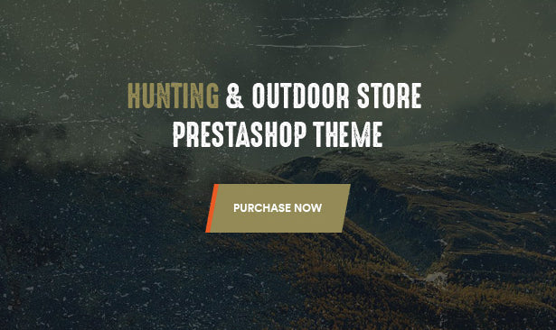 leo huntor hunting outdoor store prestashop theme