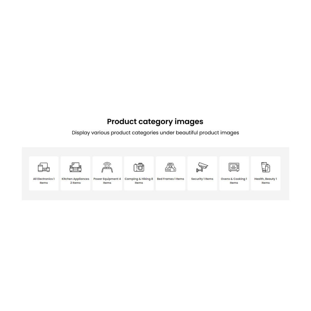 Product category images