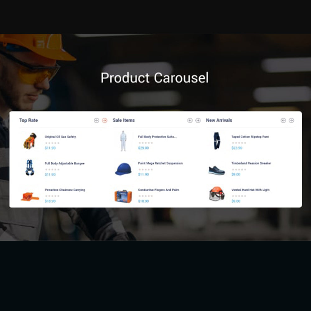 Product carousel