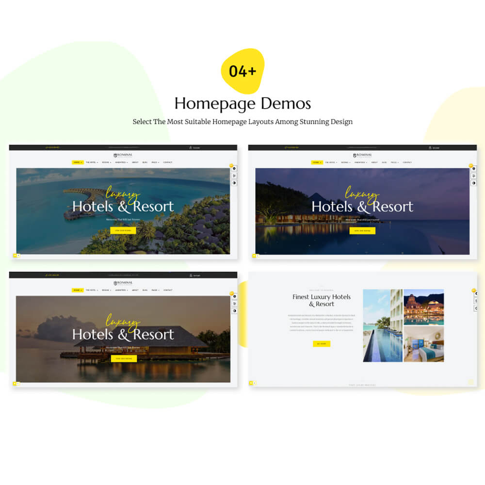 04+ Homepage demos