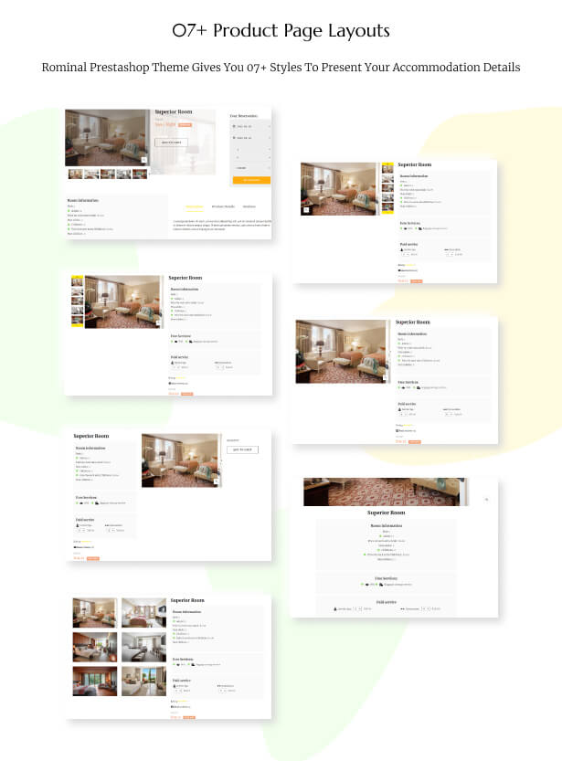 07+ Product Page Layouts