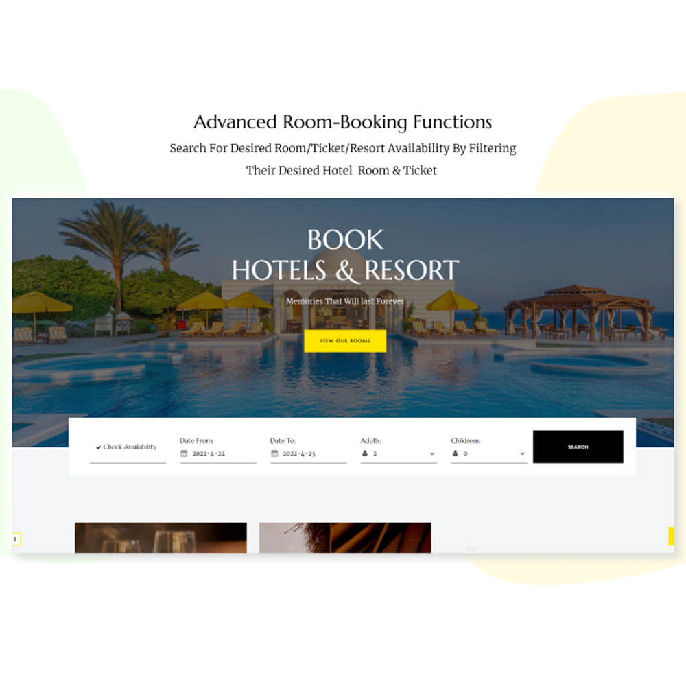 Advanced Room-booking Functions