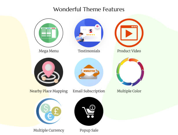 Wonderful theme features