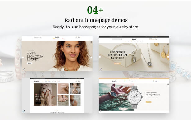 04+ radiant homepage demos