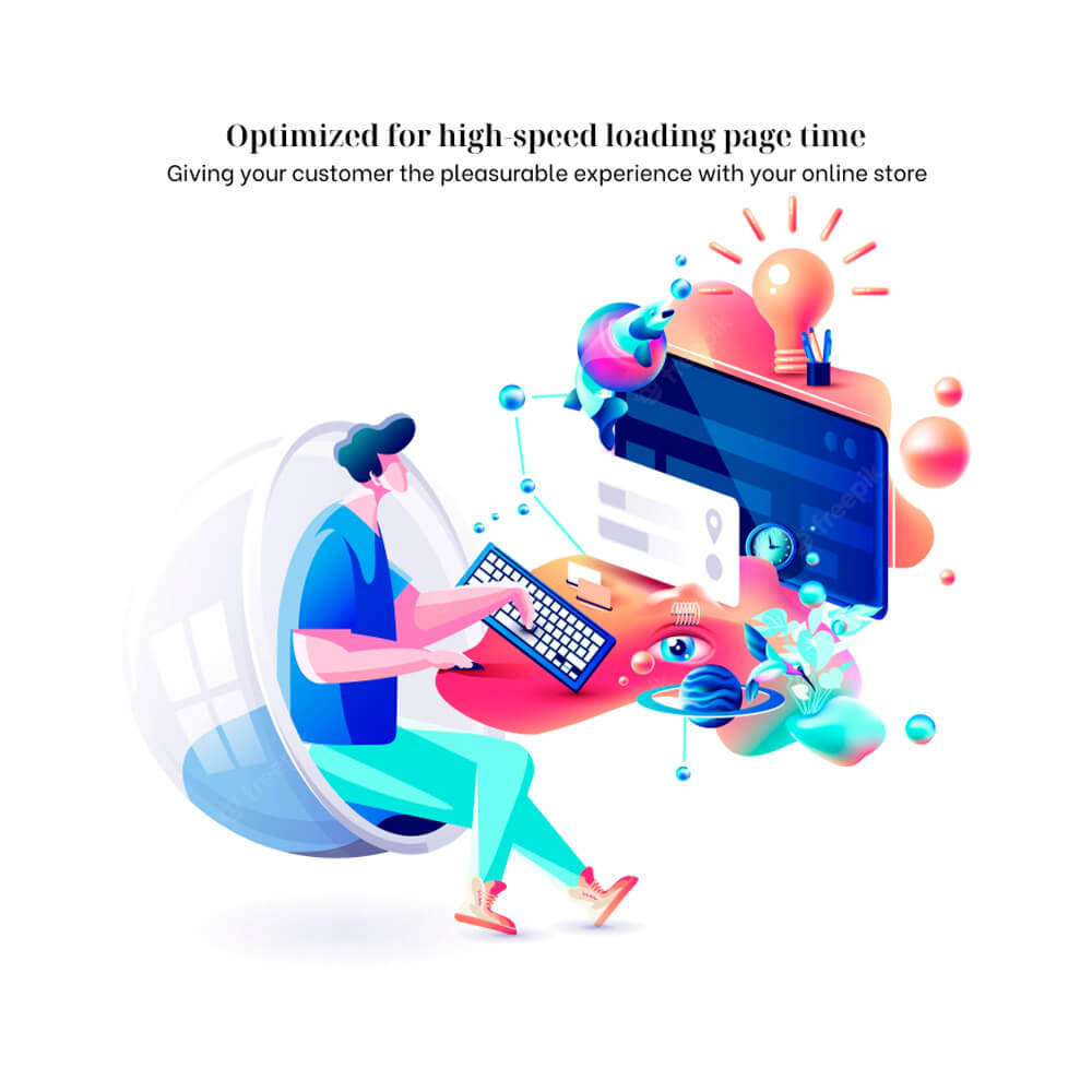Optimized for high-speed loading page time