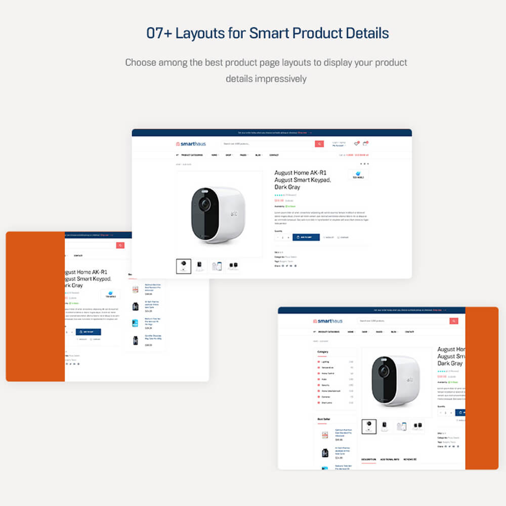 07+ Layouts for Smart Product DetailsChoose among the best product page layouts to display your product details impressively