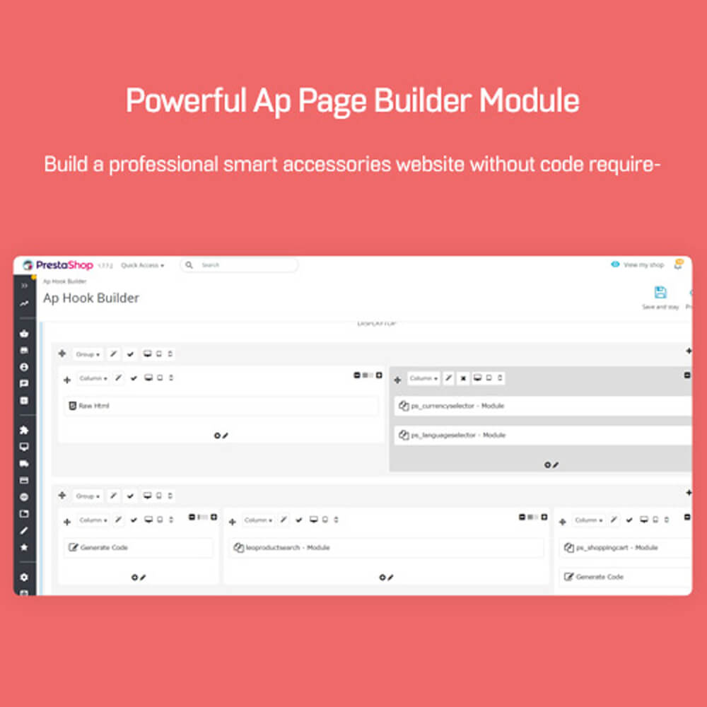 Powerful Ap Page Builder ModuleBuild a professional smart accessories website without code requirement
