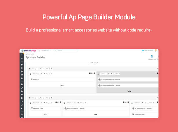 Powerful Ap Page Builder Module Build a professional smart accessories website without code requirement