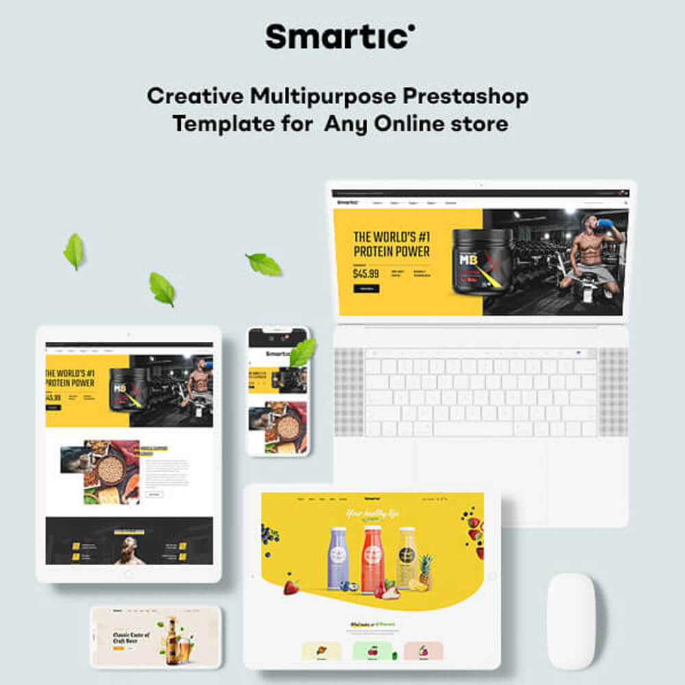 LEO SMARTICStart selling anything online with SMARTIC - creative multipurpose Prestashop theme