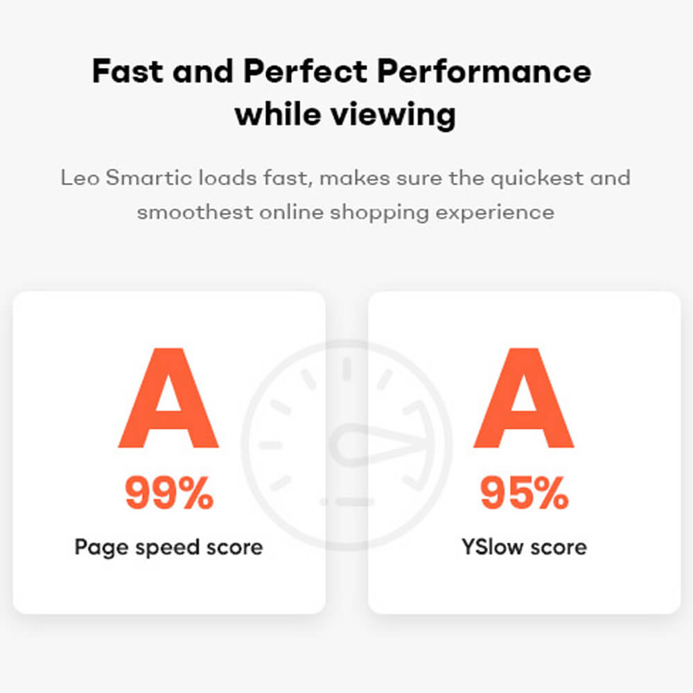 Fast and Perfect Performance while viewing Leo Smartic loads fast, makes sure the quickest and smoothest online shopping experience