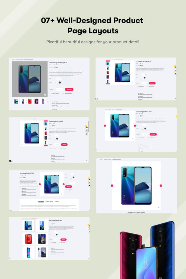 07+ well-designed product page layouts