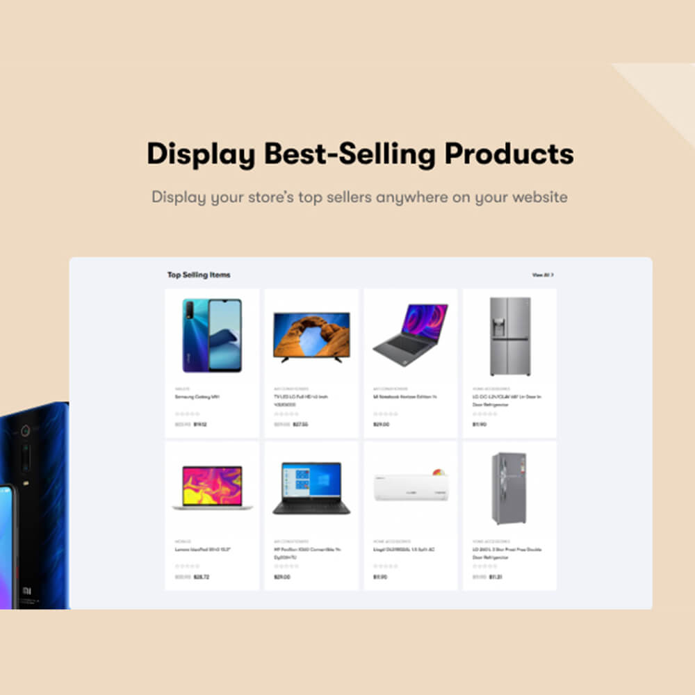 Display Best-selling Products