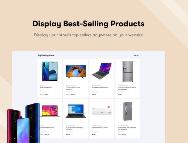 Display Best-selling Products
