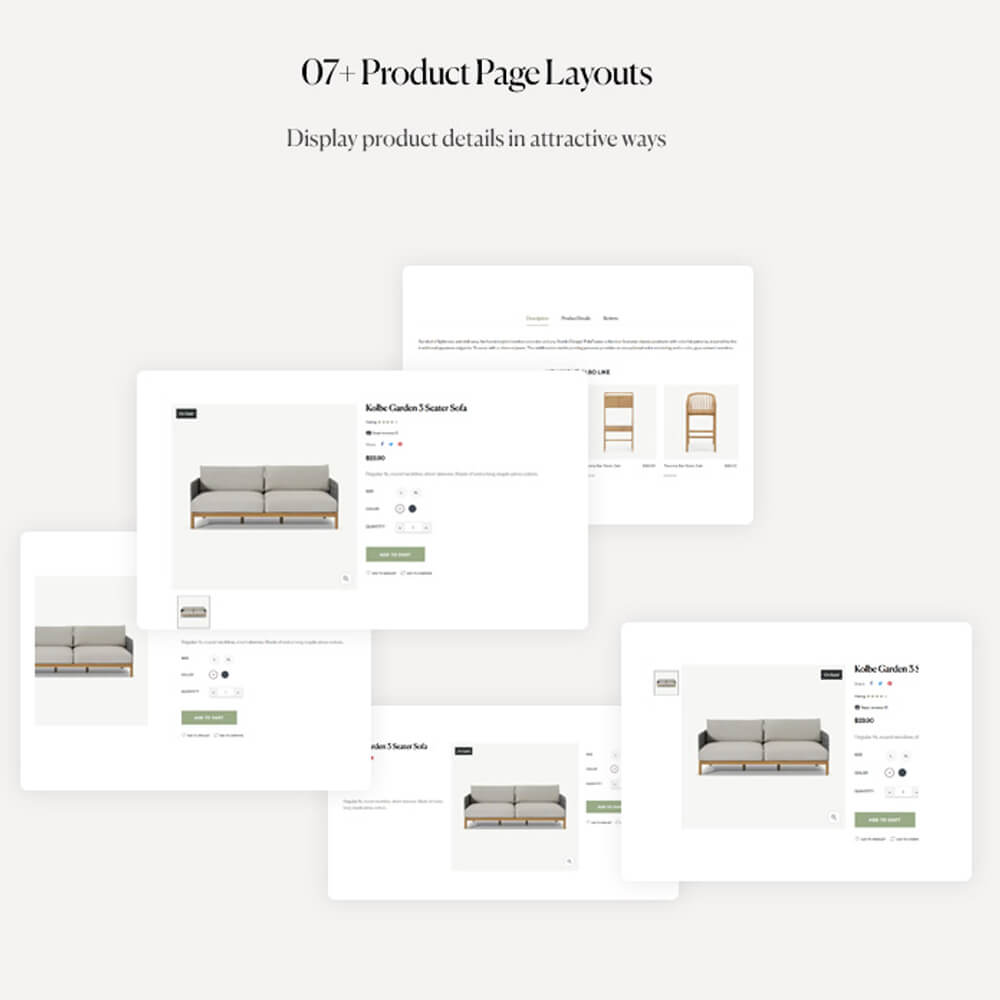  07+ Product Page Layouts Display product details in attractive ways