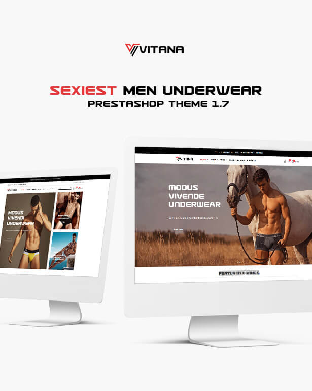 Leo Vitana Sexiest men underwear Prestashop Theme 1.7