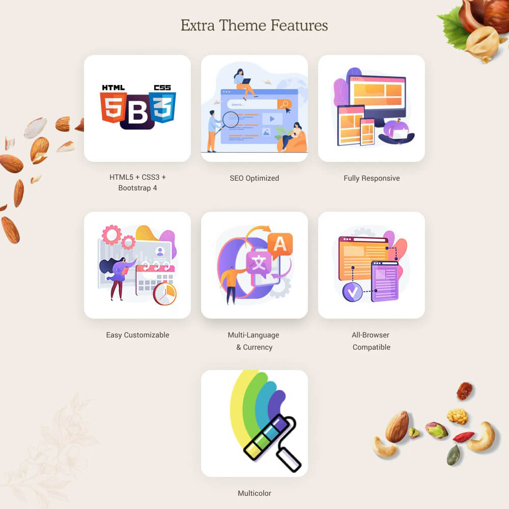 Extra theme features