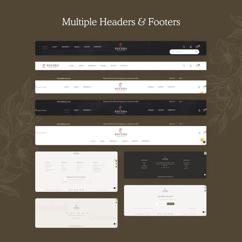 Multiple Headers and Footers