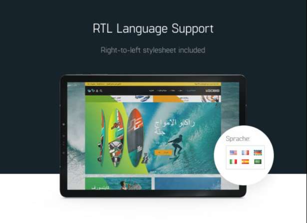 RTL language support