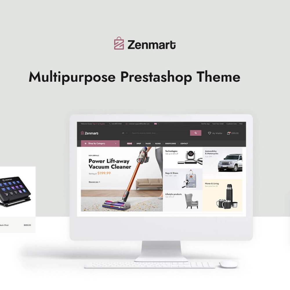 LEO ZENMART All-in-one Multipurpose PrestaShop Theme 1.7