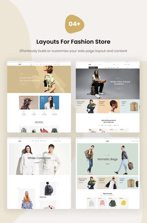 04+Layouts for Fashion Store