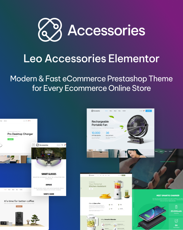 Leo Accessories - Elementor Prestashop 8.x Theme For Every Ecommerce Store