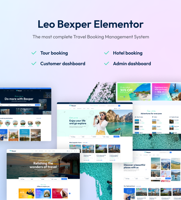 Leo Bexper Elementor - Best Prestashop 8.x Theme For Hotel & Travel Booking
