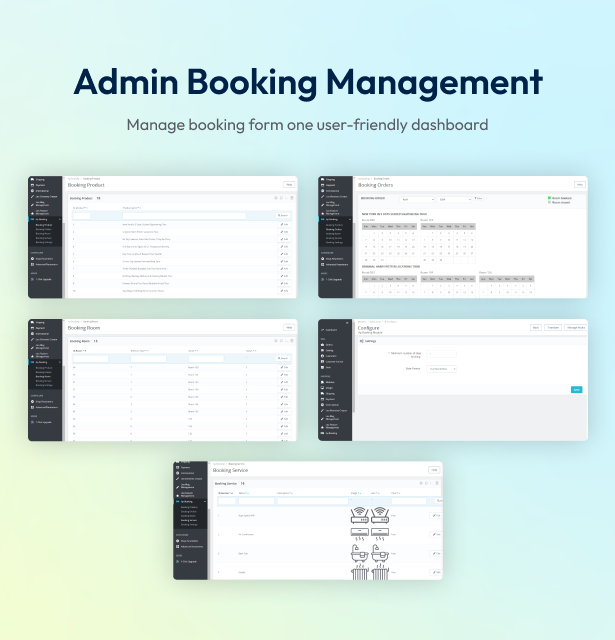 Admin Booking Management