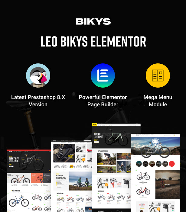  Leo Bikys Elementor - Prestashop 8.x Theme For Every Bicycle Online Store